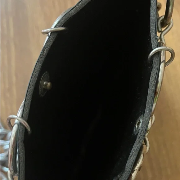 Vintage 1968  Green Chain-Link Purse - Picture 2 of 5